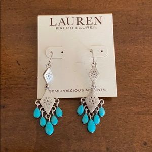 Lauren Ralph Lauren Turquoise Dangle Earrings